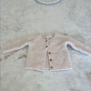 Barefoot dreams Baby Cardigan (6-12m)